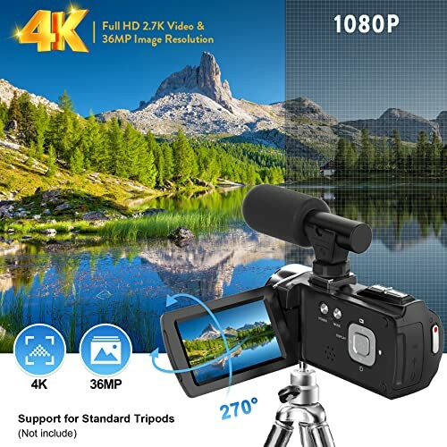 Rawiemy HD 4K Video Camera