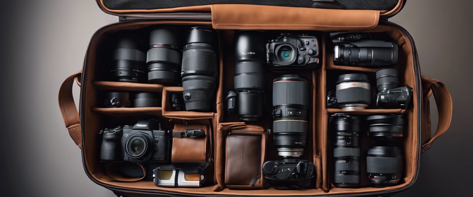 Camera Bag with Accessories Image