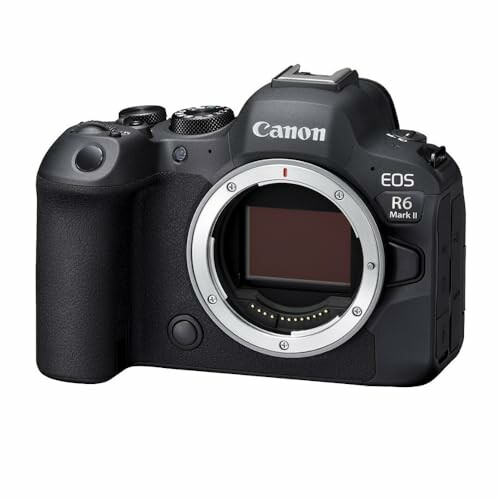 Back view of the Canon EOS R6 Mark II camera showing a full-frame CMOS sensor and DIGIC X image processor