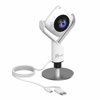 j5create USB webcam with stand and cable