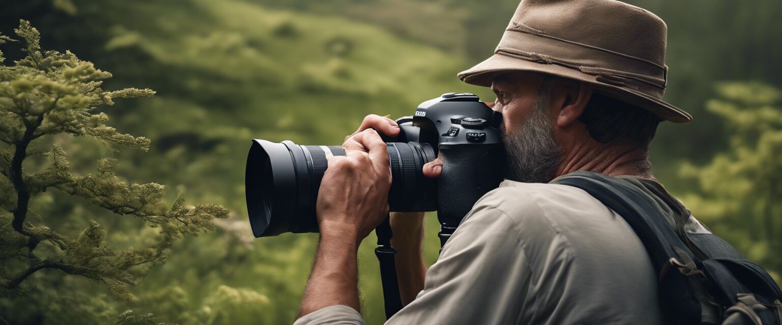 Mirrorless Camera in Use