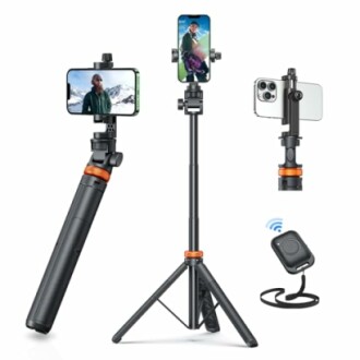 EUCOS 62" Phone Tripod & Selfie Stick